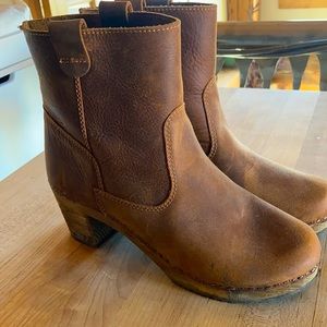 Lotta clog boots in Cognac, size 38